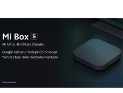 Xiaomi Mi Box S 4K Android TV Box (Xiaomi Türkiye Garantili) - Thumbnail