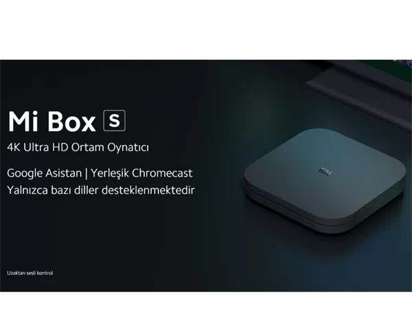 Xiaomi Mi Box S 4K Android TV Box (Xiaomi Türkiye Garantili)