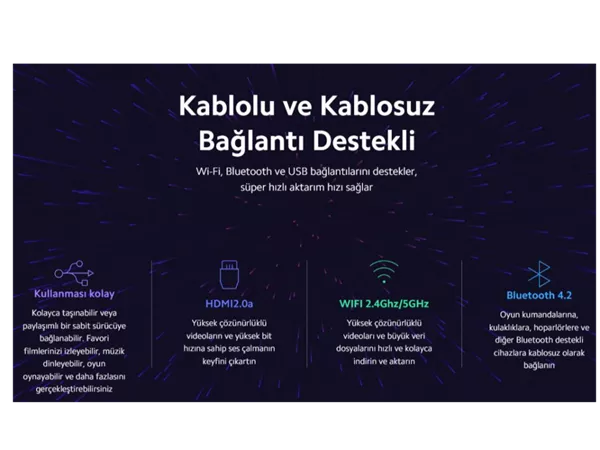 Xiaomi Mi Box S 4K Android TV Box (Xiaomi Türkiye Garantili)